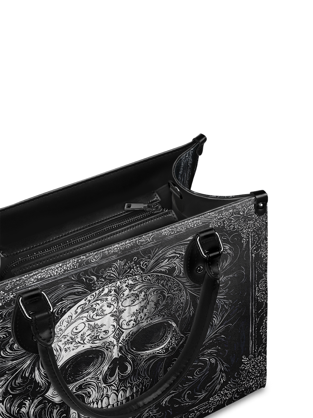 "Obscuria" - Black Interior - Leather Handbag