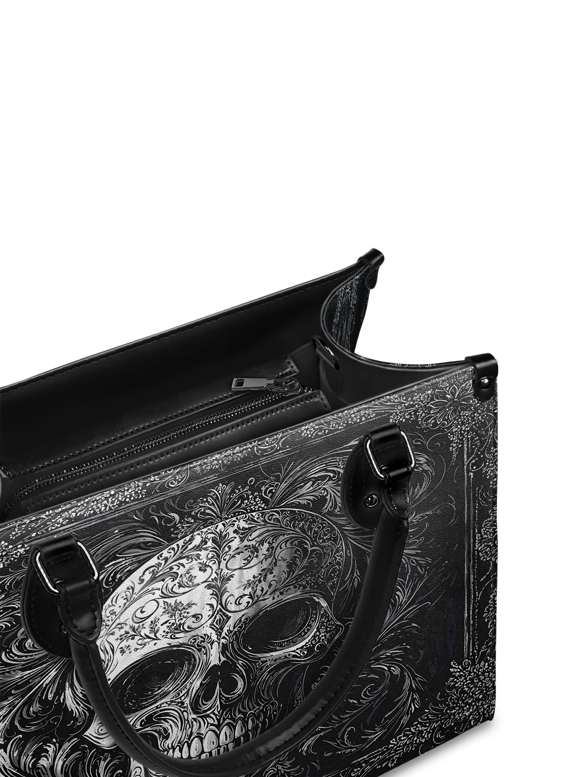 "Obscuria" - Black Interior - Leather Handbag