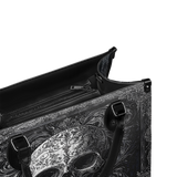 "Obscuria" - Black Interior - Leather Handbag Matching SANTA Combo