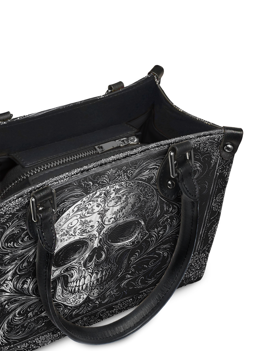 "Obscuria" - Black Interior - Small Leather Handbag