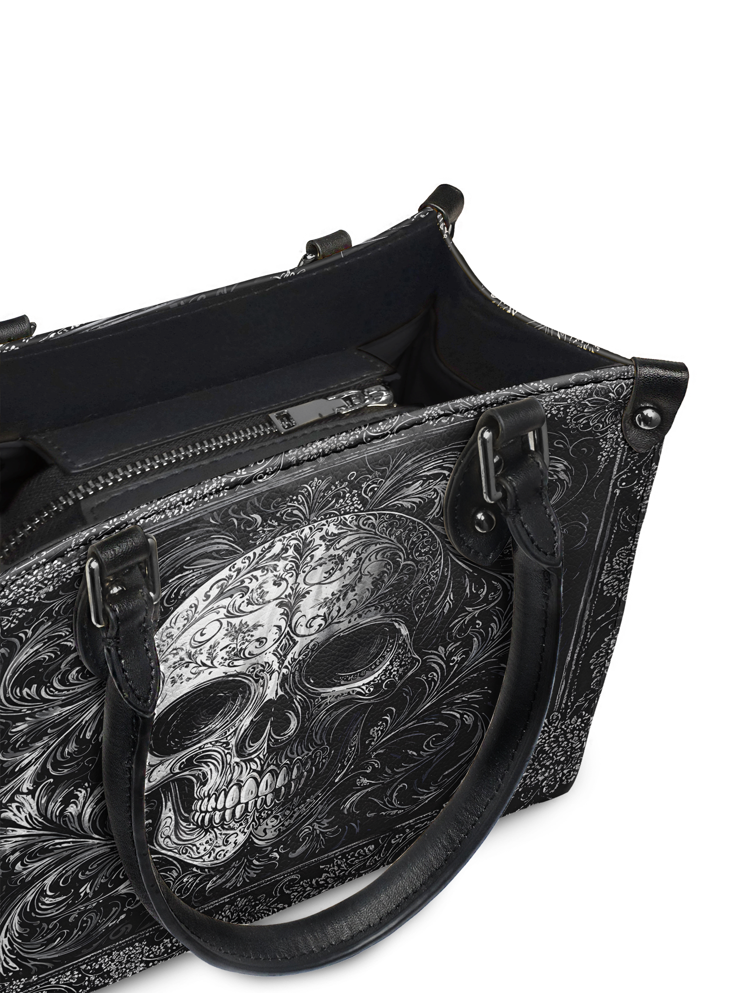 "Obscuria" - Black Interior - Small Leather Handbag