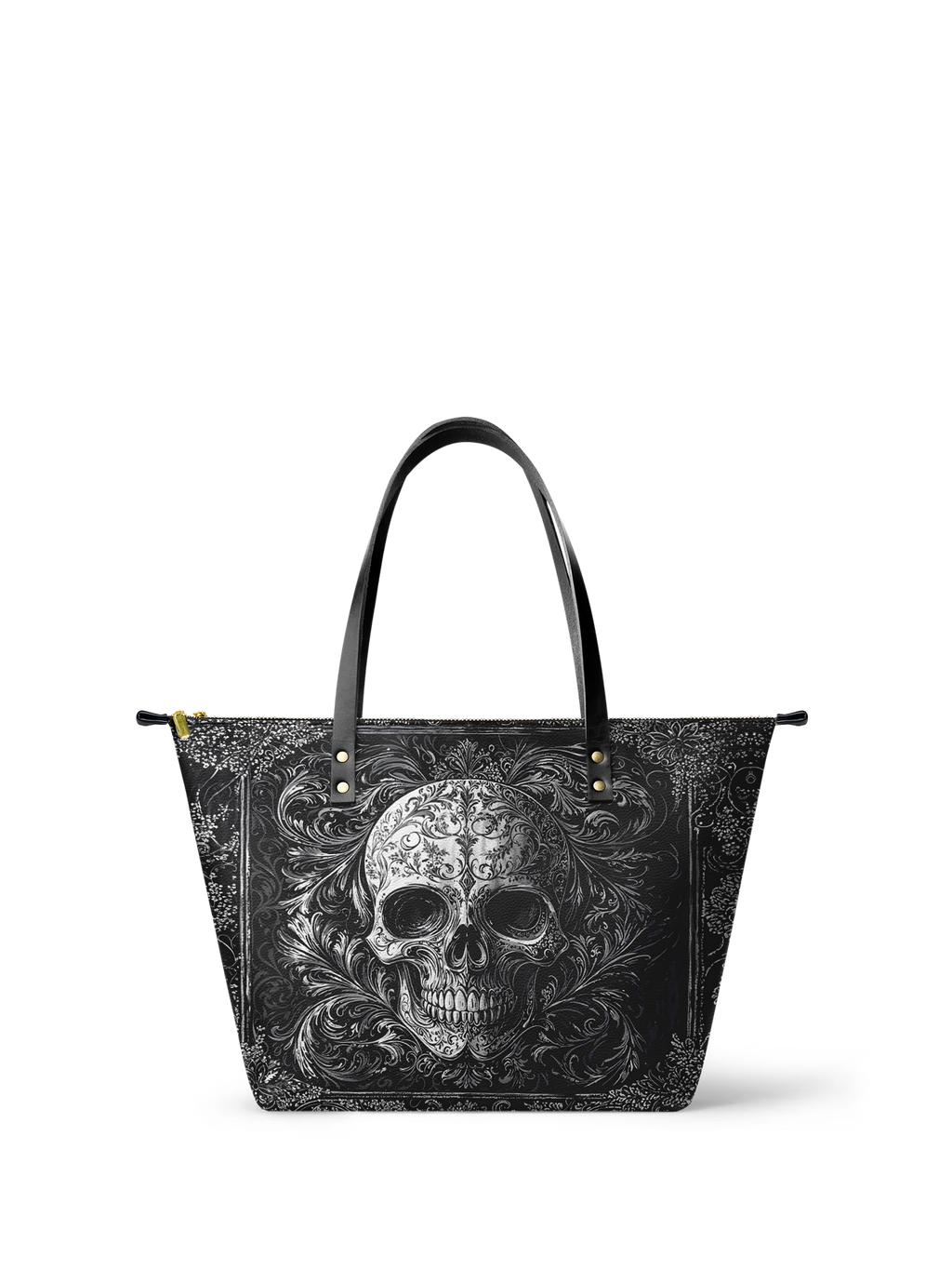 "Obscuria" Leather Tote Bag