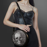 "Obscuria" Circle Crossbody Bag