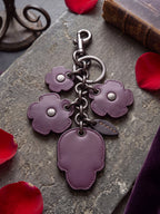 "Petalmort" Leather Bag Charm