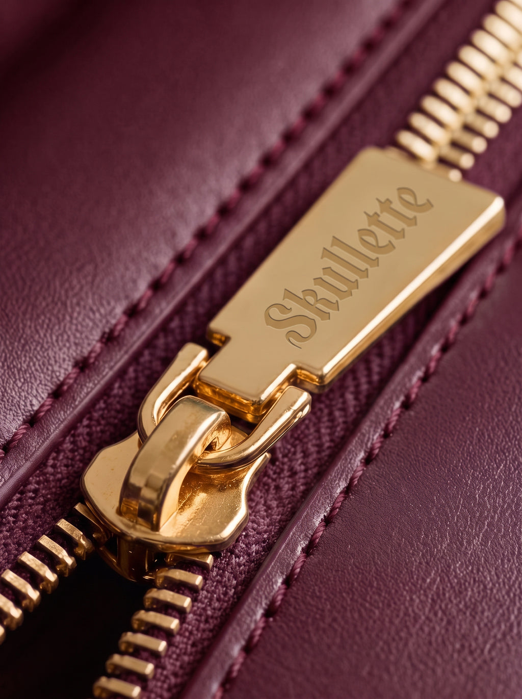 "Phantom Goddess" Applique Leather Handbag