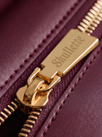 "Phantom Goddess" Applique Leather Handbag
