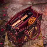 "Phantom Goddess" Applique Leather Handbag Pre-order