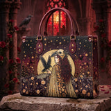 "Phantom Goddess" Applique Leather Handbag Pre-order