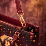 "Phantom Goddess" Applique Leather Handbag Pre-order