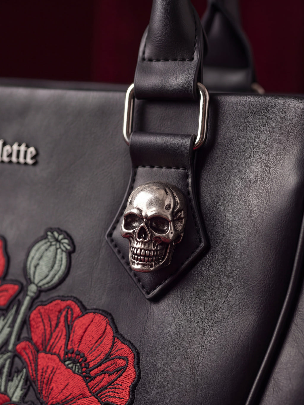 "Poppyveil" Tenebra Handbag
