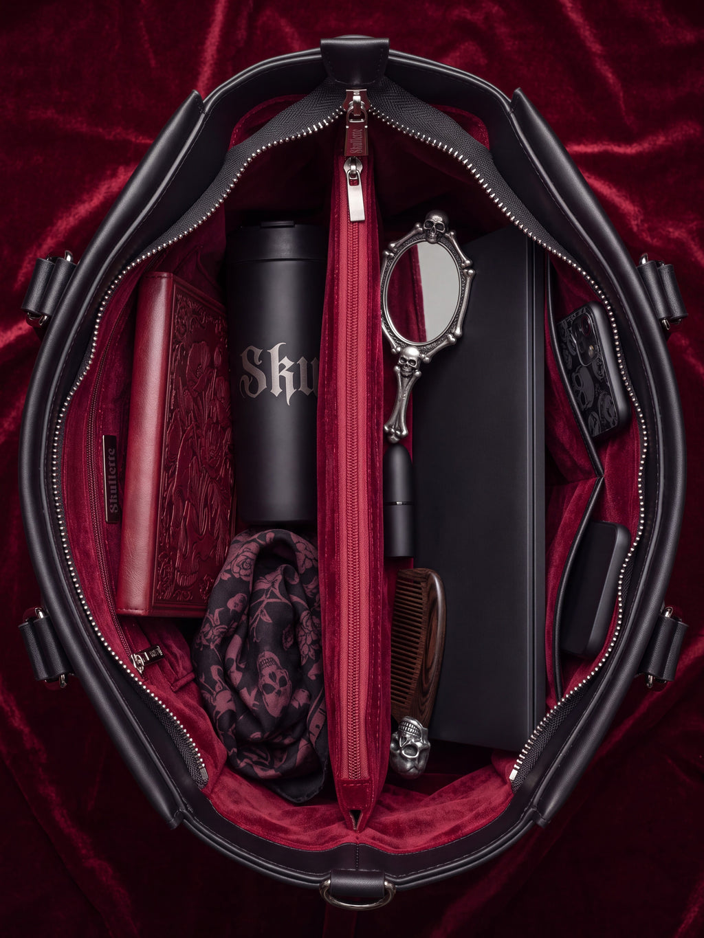 "Poppyveil" Tenebra Handbag