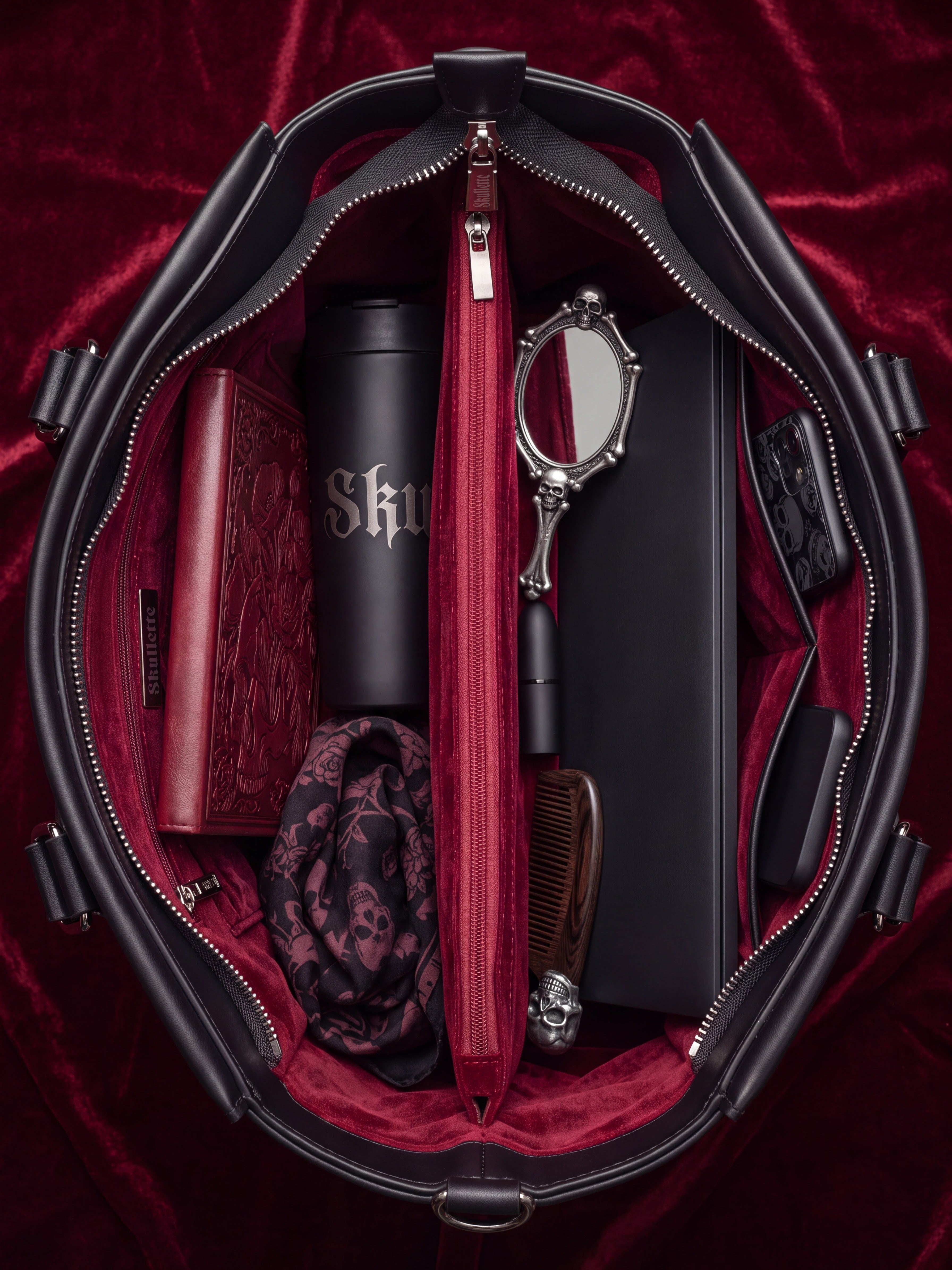 "Poppyveil" Tenebra Handbag
