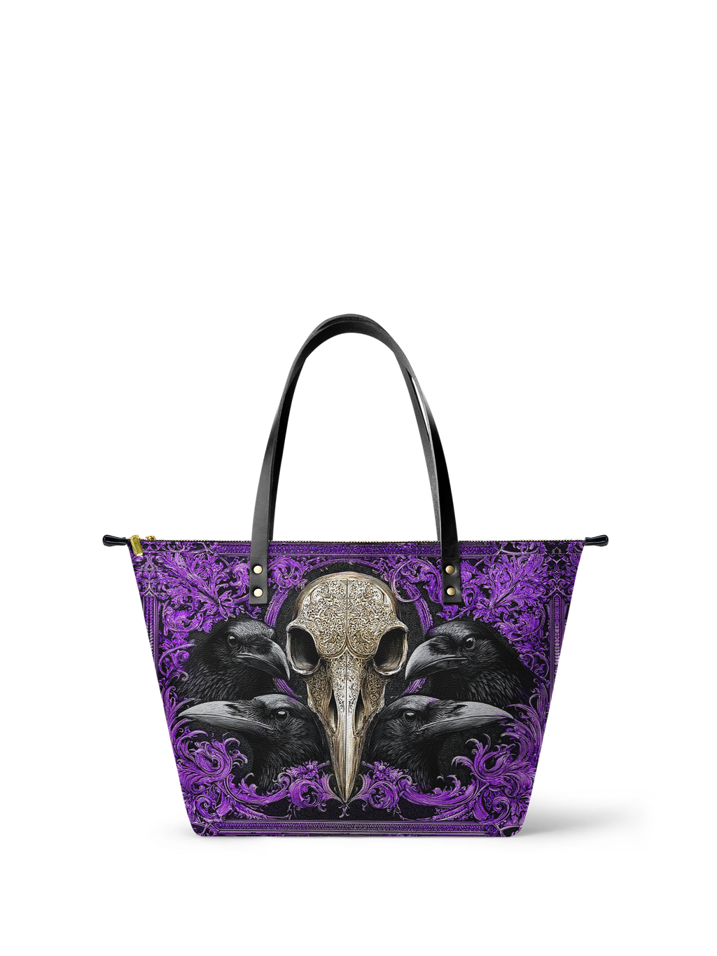 "Corvexia" Leather Tote Bag