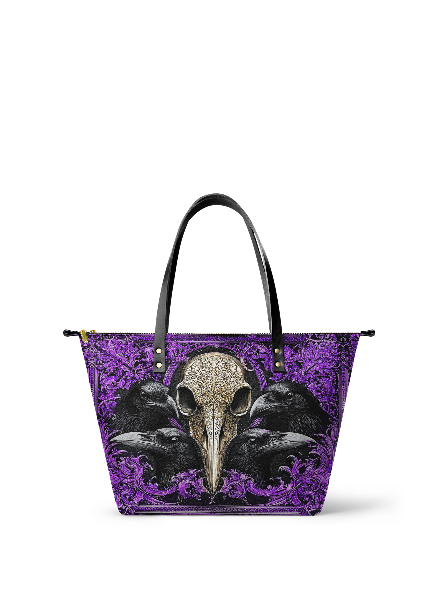 "Corvexia" Leather Tote Bag