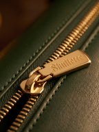 "Ravenweb" Applique Leather Handbag