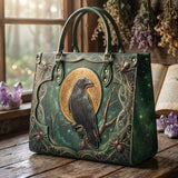 "Ravenweb" Applique Leather Handbag Pre-order