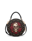 “Rosamort” Applique Circle Crossbody Bag