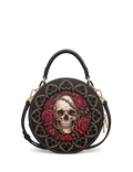 “Rosamort” Applique Circle Crossbody Bag