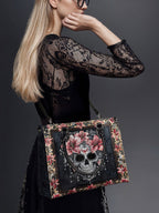 "Roselace" - Black Interior - Leather Handbag - FALL CLEARANCE DEAL