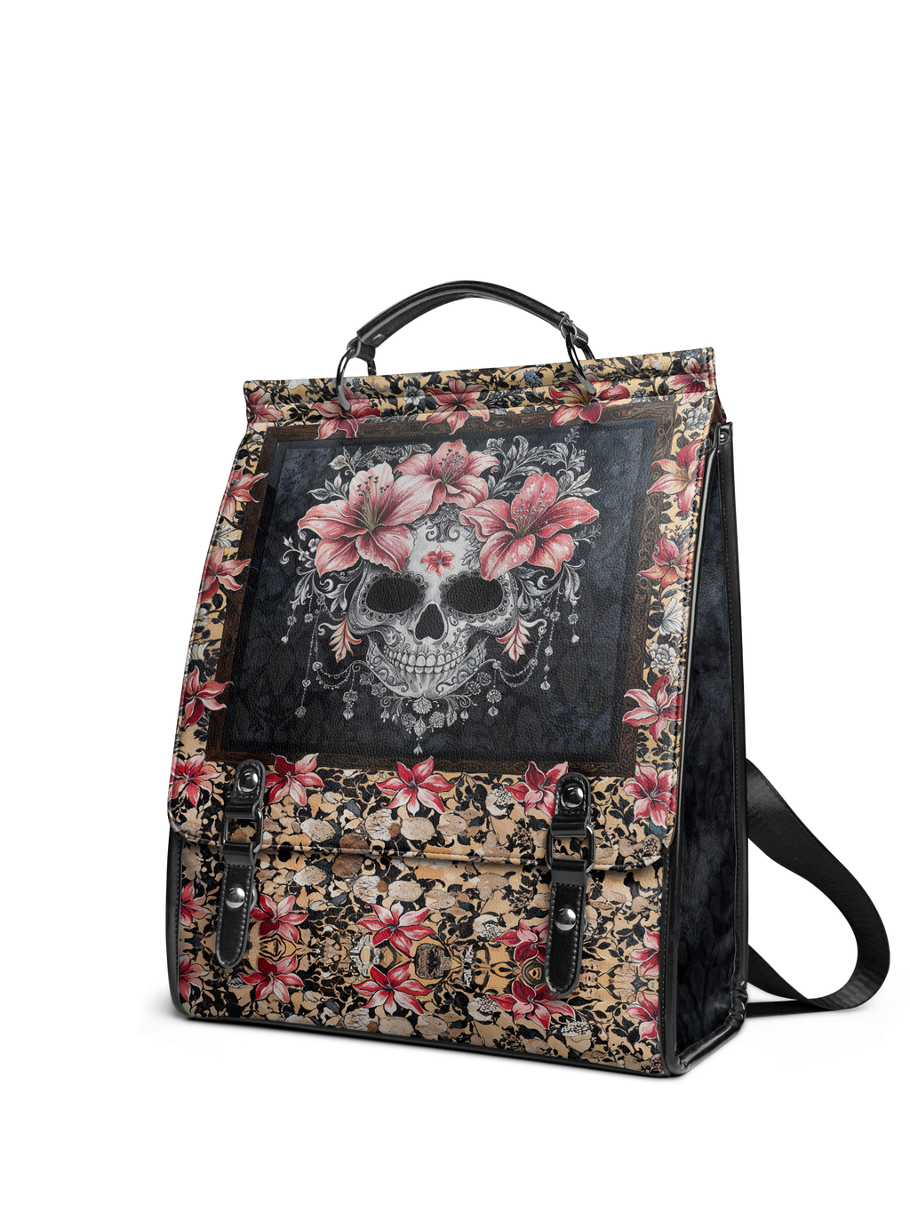 "Roselace" Leather Backpack