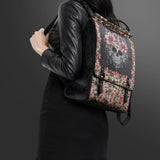 "Roselace" Leather Backpack