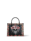 "Roselace" - Black Interior - Leather Handbag