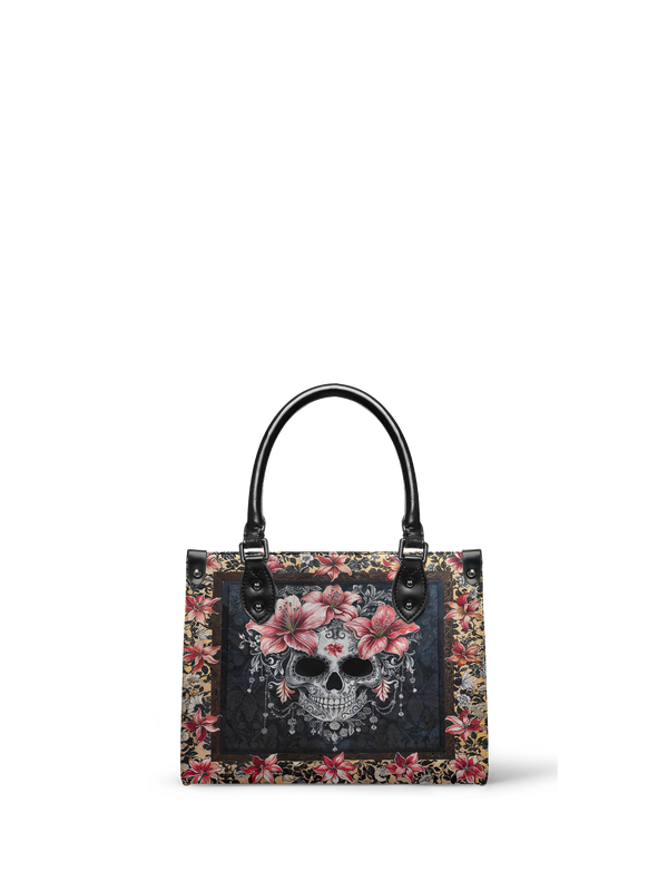 "Roselace" - Black Interior - Small Leather Handbag