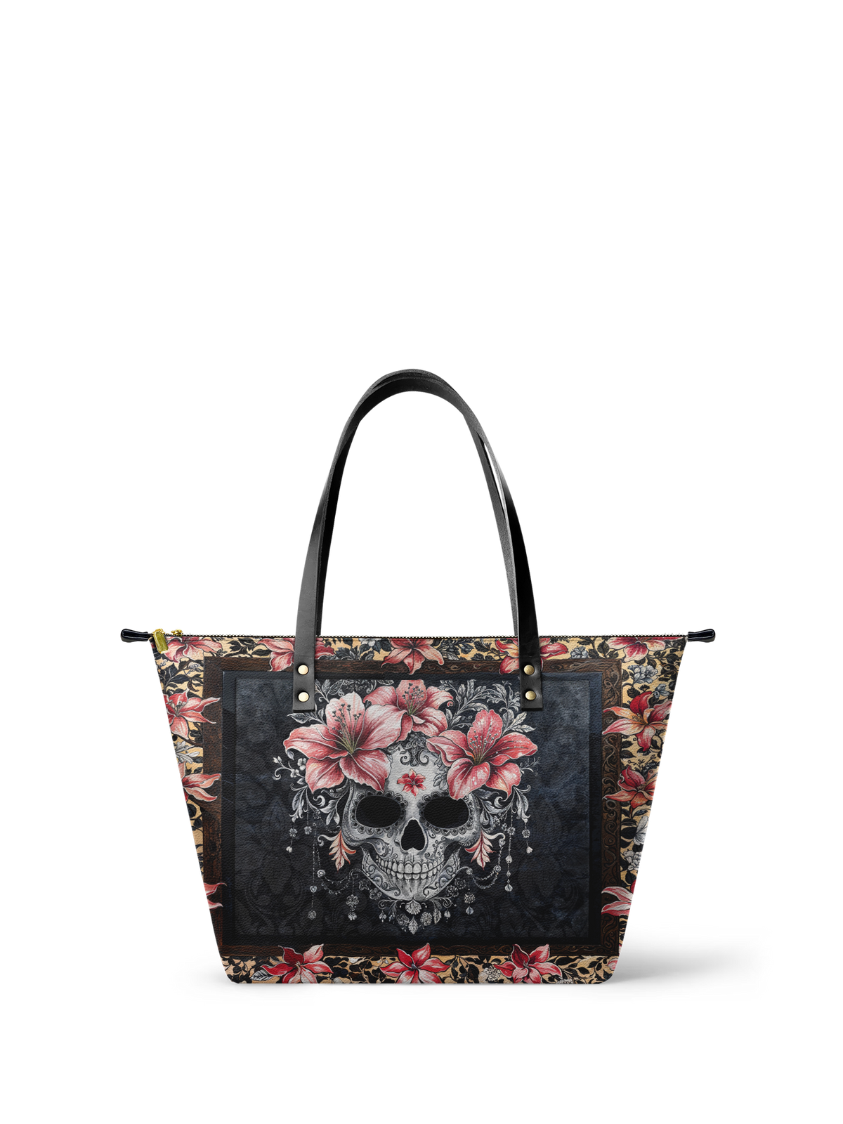 "Roselace" Leather Tote Bag SPOOKY DEAL