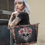 "Roselace" Leather Tote Bag Matching SANTA Combo