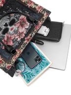 "Roselace" - Black Interior - Leather Handbag