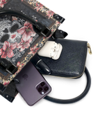 "Roselace" - Black Interior - Small Leather Handbag