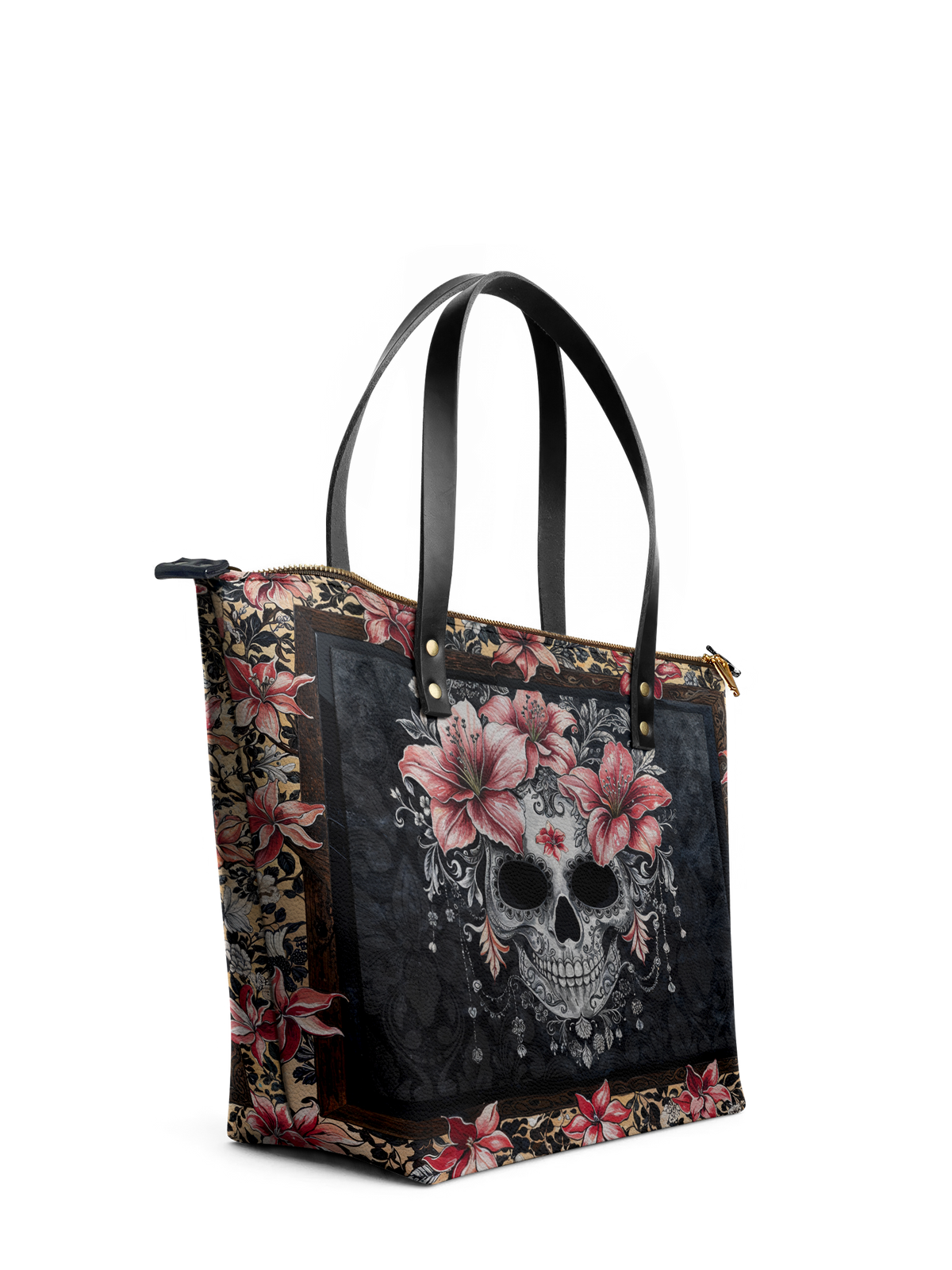 "Roselace" Leather Tote Bag SPOOKY DEAL