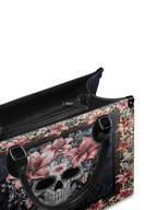 "Roselace" - Black Interior - Leather Handbag