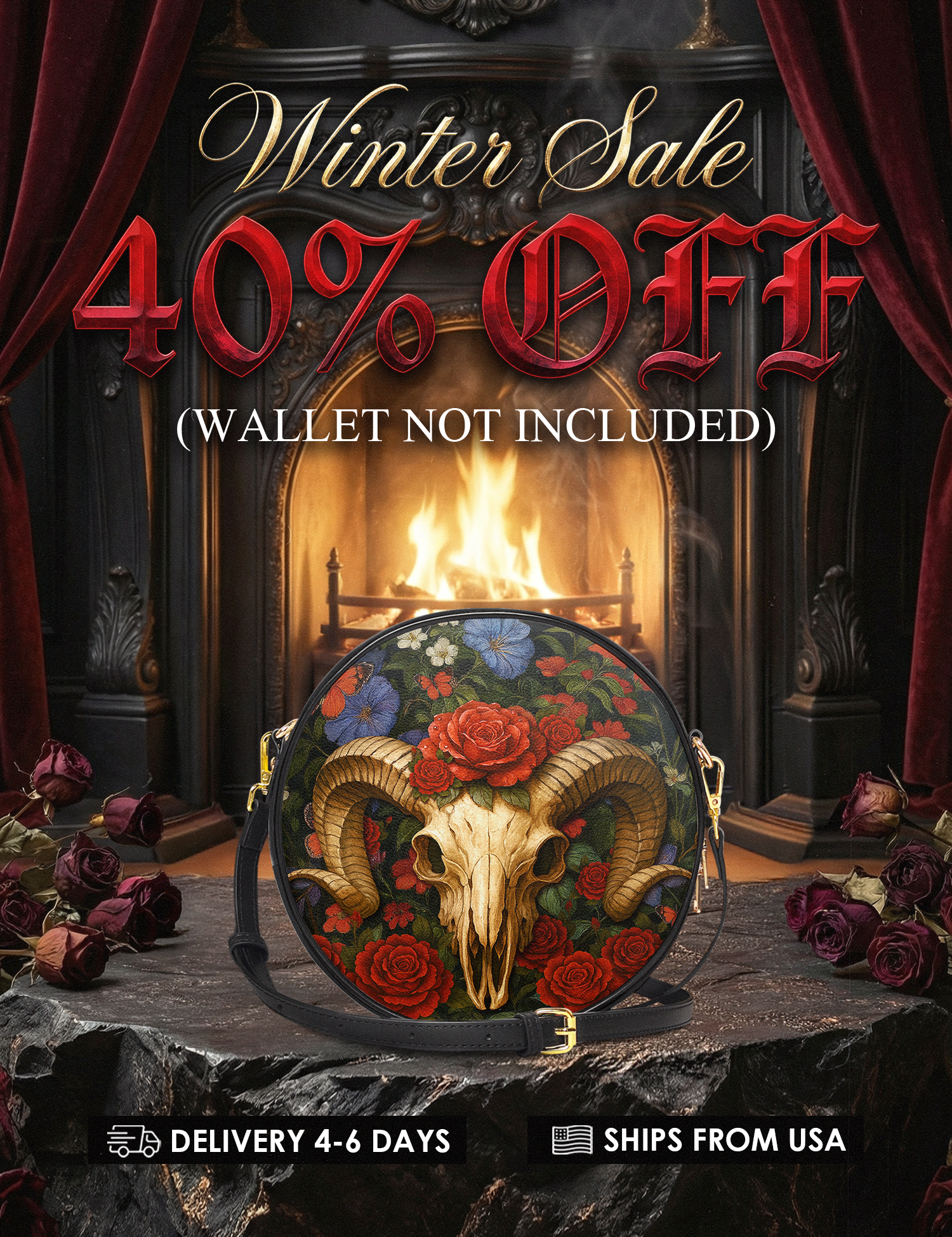 "Rosethorn" Circle Crossbody Bag Deal