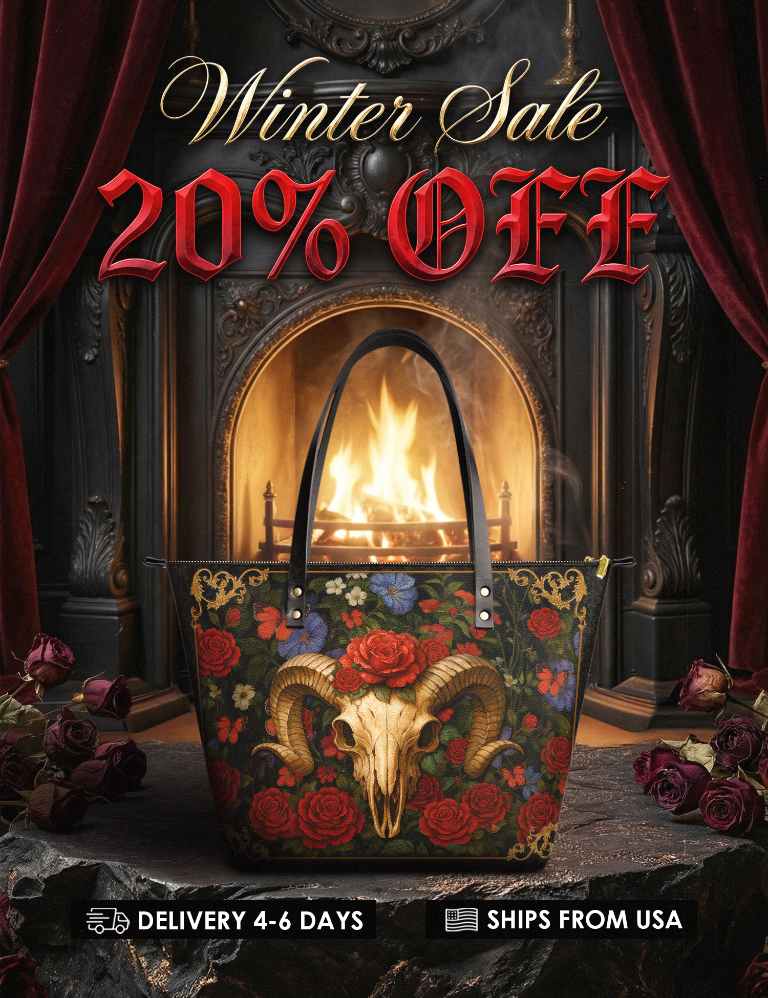 "Rosethorn" Leather Tote Bag Deal