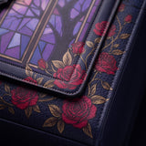 "Rosewindow" Applique Leather Handbag Pre-order
