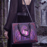 "Rosewindow" Applique Leather Handbag Pre-order