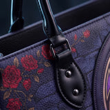 "Rosewindow" Applique Leather Handbag Pre-order