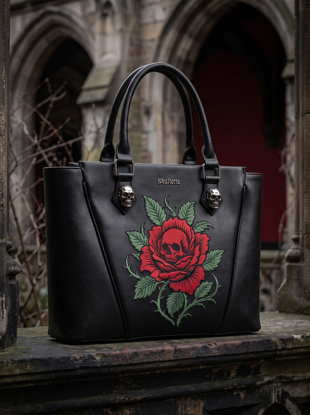 “Scarletrose” Tenebra Handbag