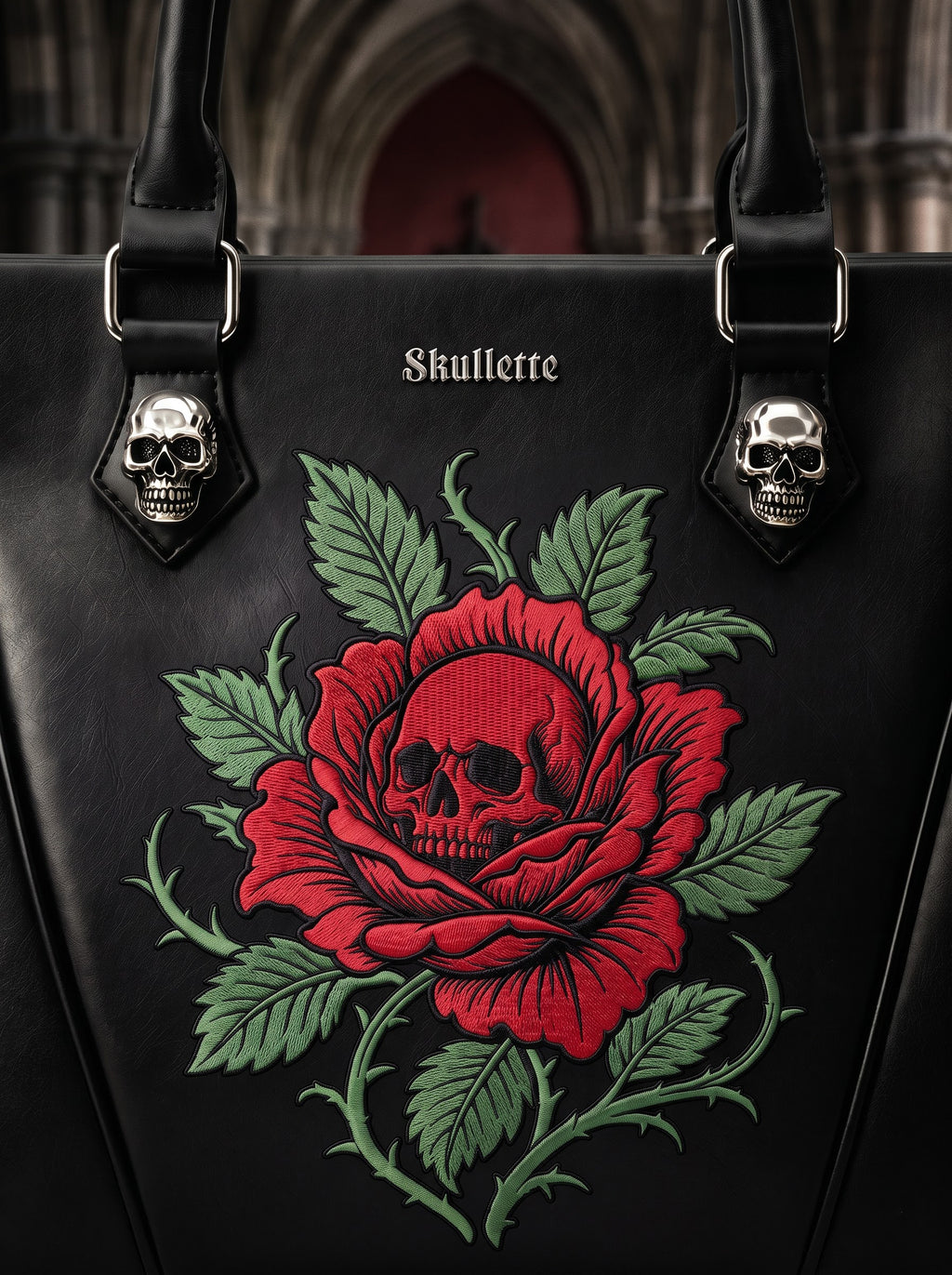 “Scarletrose” Tenebra Handbag