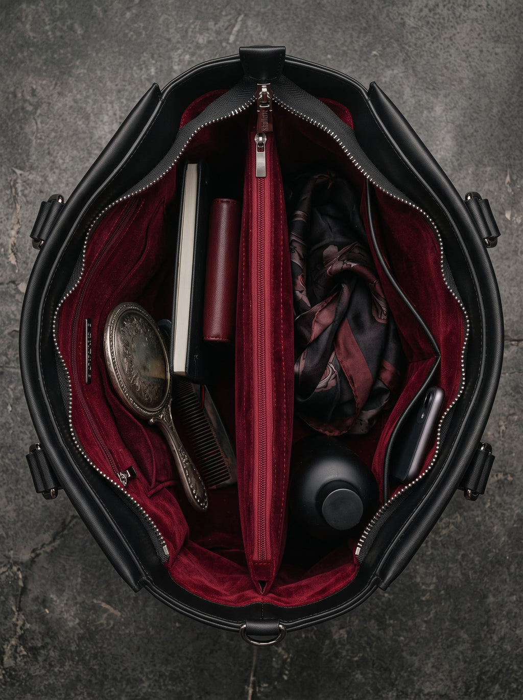 “Scarletrose” Tenebra Handbag