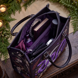 "Serpelune" Applique Leather Handbag Pre-order
