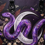 "Serpelune" Applique Leather Handbag Pre-order