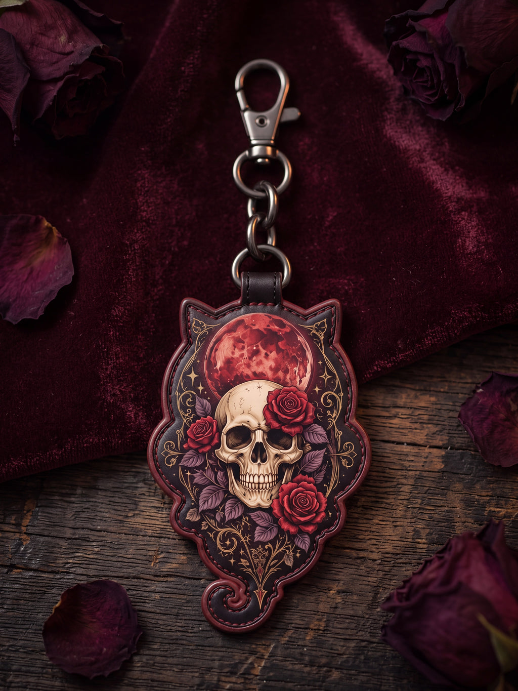 "Shadowtail" Leather Bag Charm