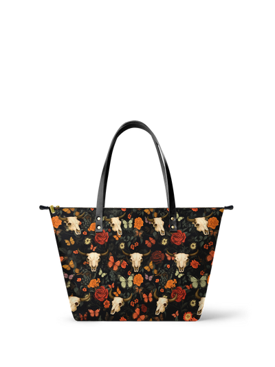 "Thornfall" Leather Tote Bag
