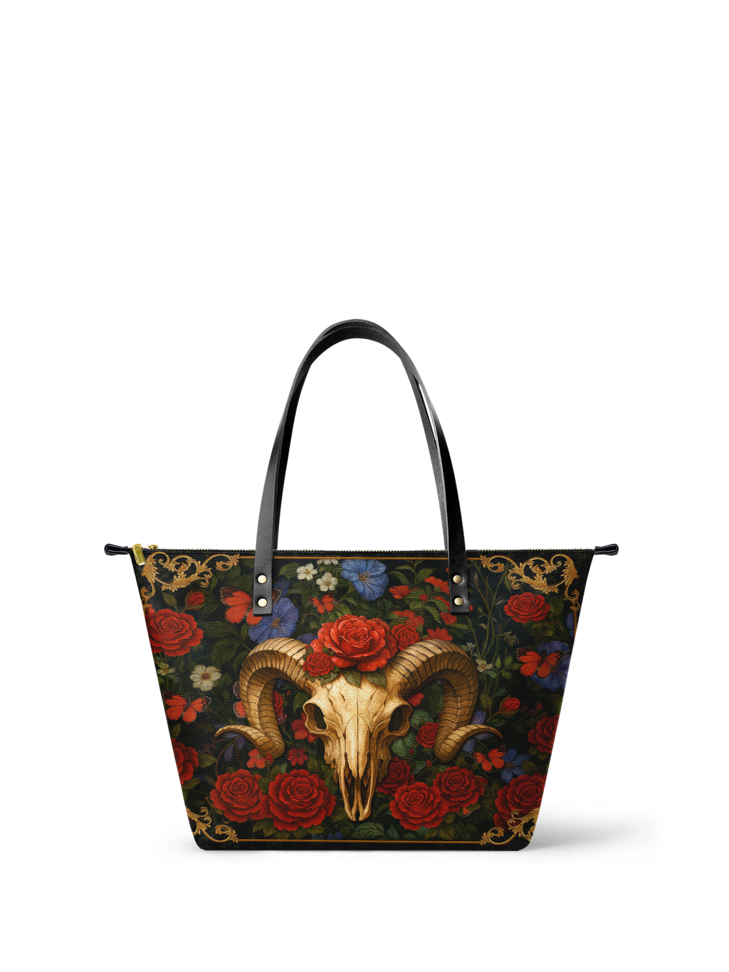 "Rosethorn" Leather Tote Bag