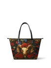 "Rosethorn" Leather Tote Bag