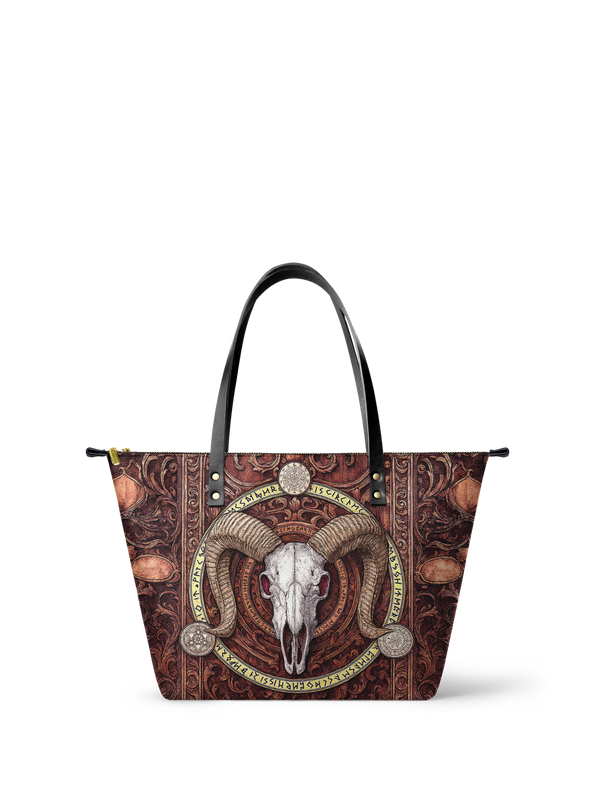 "Hexram" Leather Tote Bag