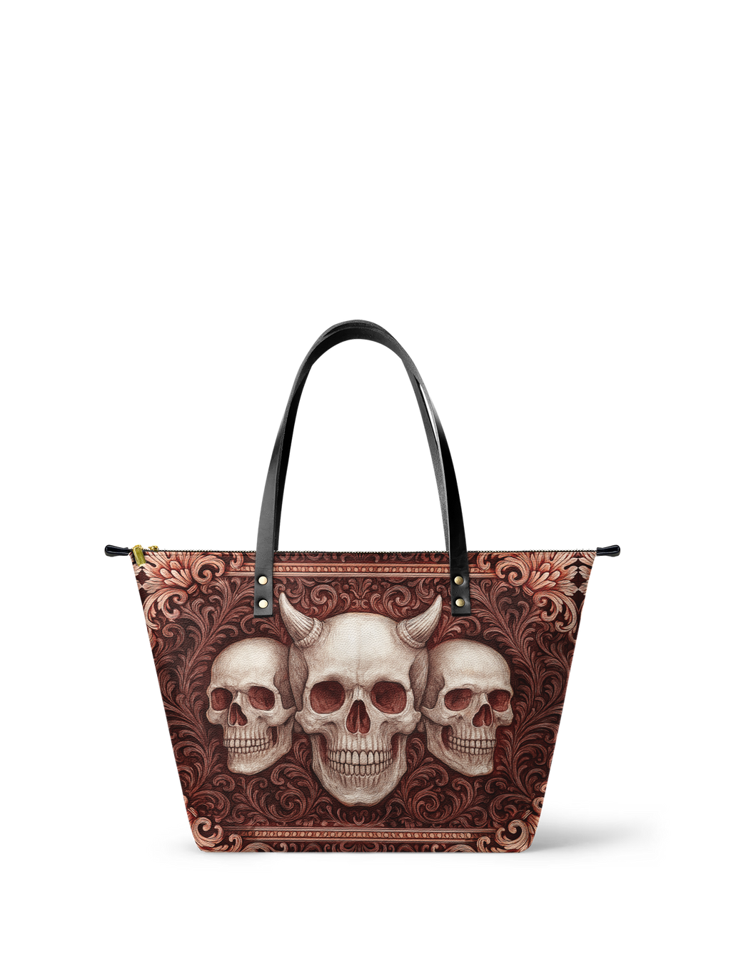 "Triskelion" Leather Tote Bag