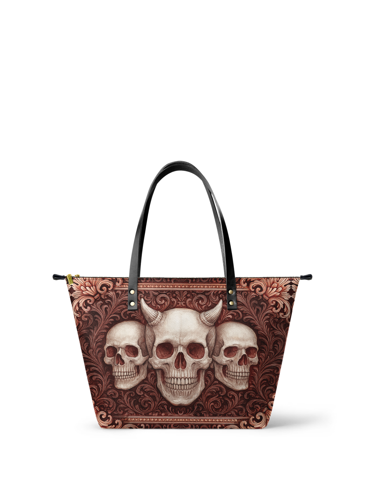 "Triskelion" Leather Tote Bag